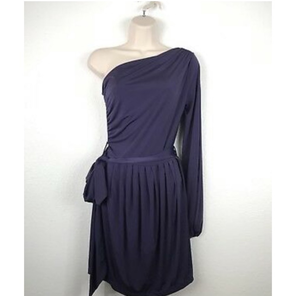 Baby phat one shoulder little black dress.